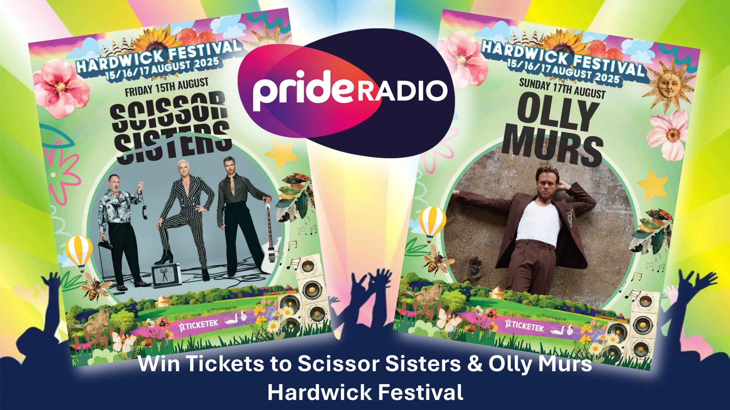 WIN WITH PRIDE RADIO: WIN TICKETS TO SCISSOR SISTERS & OLLY MURS AT HARWICK FESTIVAL
